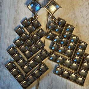 🌸Geometric Crystal Earrings